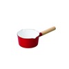 Pearl Metal Clevia Enameled Milk Pan, 5.9 inches (15 cm),