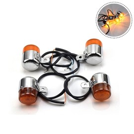 Turn Signal Lights Motorcycle Turn Signal Light 6V Amber Flasher Indicator Motorbike Accessories for H&onda Z50 Monkey CHALY DAX CF50 CF70