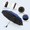 TechRise Umbrella Pocket Umbrella Storm Resistant Large -10 Ribs Windproof