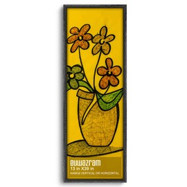 euwazram Ornate Matte Black 13x39 Frame - Single Frame, 13 x 39 Poster Frame for Artwork, Puzzles, Photos and Movie Posters Picture Frames