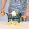 Beavorty Hand Crank Fruit Peeler Machine Rotary Orange Peeler Hand