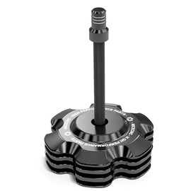 NICECNC Black Fuel Tank Cap with Hose Compatible with Yamaha Grizzly 125 2011-2013, Raptor 700 2011-2025, TTR110E 2011-2025, YZ65 2018-2025, See Fitment