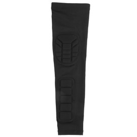 Sports Arm Guard Sleeves Lengthen Anticollision Elbow Pad Outdoor Protective Gear Black(XL )