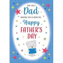 Father's Day Card Like A Dad - 9 x 6 inches - Regal Publishing