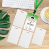 20 Pack Premium Blank PVC Cards with Slot Punch on