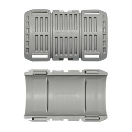 Corrugated Pipe Connector M32 - Sleeve, 4 Half Shells (for 2 Connections), Impact Resistant, Antistatic, Halogen-Free, Temperature Resistant from -20 °C to +80 °C