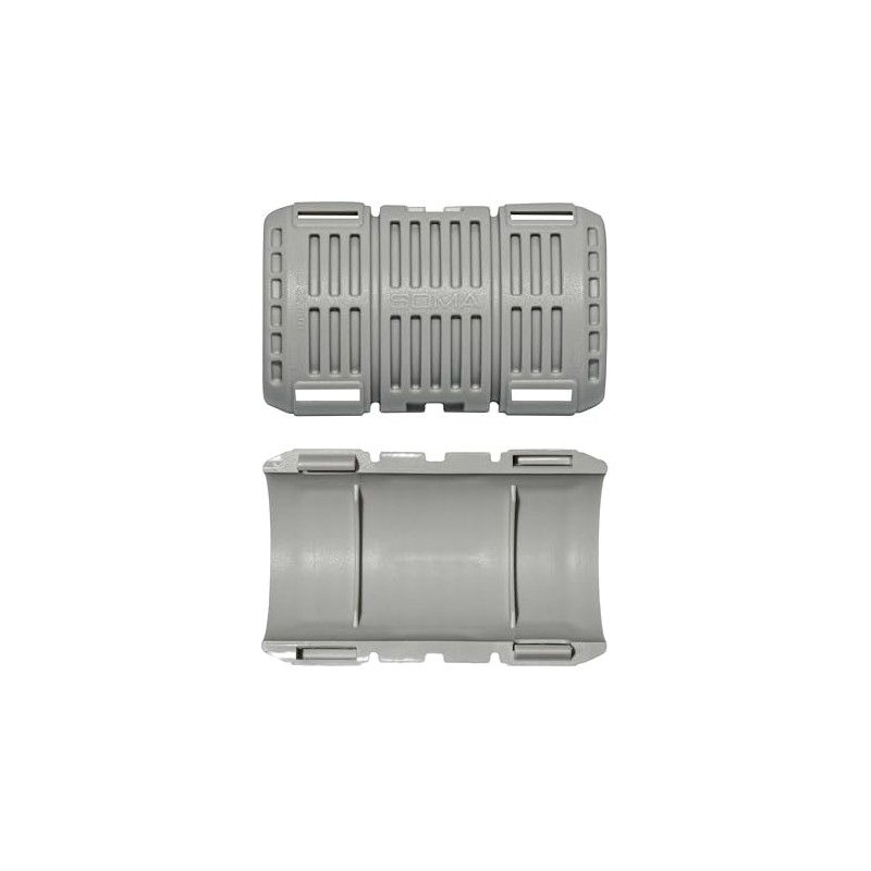 Corrugated Pipe Connector M32 - Sleeve, 4 Half Shells (for