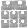 Ipetboom 8pcs Hinge Repair Plates for Cabinet Door Hinge Filler