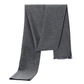 MMYOMI Mens Super Soft Silk Knitted Scarves Pure Color Neck Wrap for Autumn and Winter