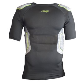 Power Amp Integrated Shirt (Adult & Youth), Black , Adult Large