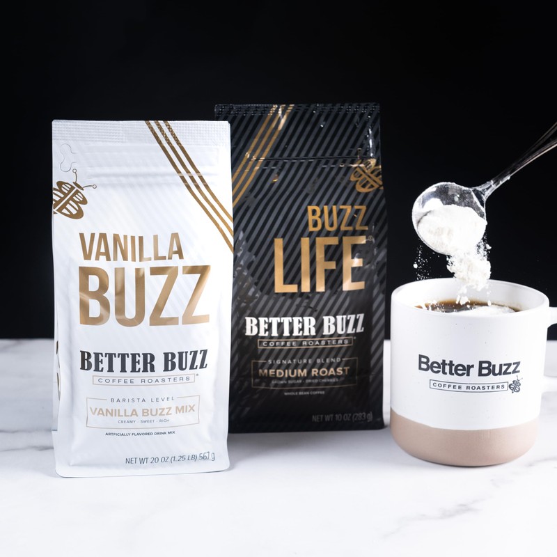 Better Buzz Vanilla Coffee Creamer (Vanilla Buzz) 20oz. Vanilla Powder