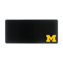 OTM Essentials University of Michigan Classic Cloth Desk Mat, Durable Office Supplies, Non-Slip Base, Responsive Desk Pad with Smooth Cloth Surface, Black