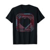 Retro Sabrina T for Teens w/ Heart Word Cloud Womens