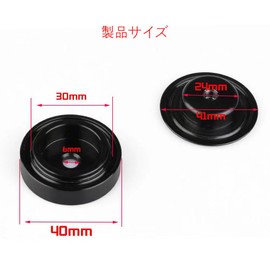 BIUTEFOR Rear Wiper Cap Rear Wiper Cap Rear Wiper Removal Kit for Car Wiper Grommet Cap Al Minium Alloy