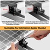 Solar Panel Mount Mounting Set for 2 Modules, 12 cm