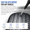 84-Piece Tire Repair Rubber Nail Kit with Screwdriver