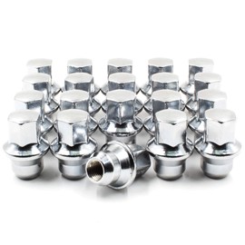 Wheel Accessories Parts Set of 20 Chrome 12x1.5 Lug Nuts 1.68" Length fit Chrysler, Dodge, Ram, Plymouth, VW 0650-4672 06504596 611-181 OEM Style Wheel Lug Nut (M12 x 1.5, Chrome, 20)