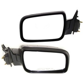 For Ford Taurus 2008 2009 Door Mirror Driver and Passenger Side | Pair | Power | Non-Heated | Manual Folding | Paintable | Replacement For 8G1Z17683D, 8G1Z17682D | FO1320295, FO1321295