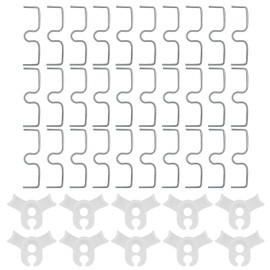 30 Pieces Of Flower Stand Fixing Buckles, With 10 Pieces Of Plant Benders, Plant Fixing Wire Buckles, Branch Straighteners, Flower, Vine And Branch Training Buckles, Gardening Tools