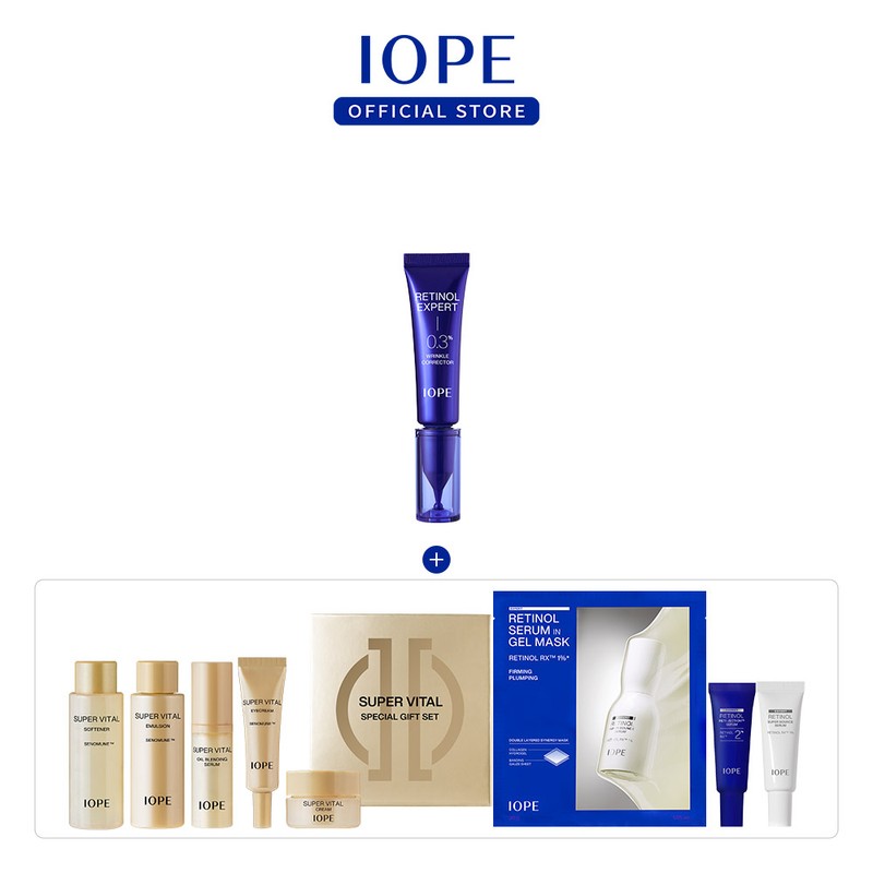 IOPE Retinol Expert 0.3% Wrinkle Corrector 20ml Special Composition /