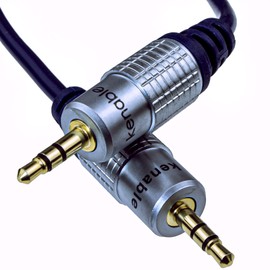 kenable Pure HQ OFC Shielded 3.5mm Stereo Jack to Jack Cable Gold 1.8m 6ft