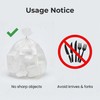 Clear Trash Can Liners 10-15 Gallon Garbage Bags 24'' x