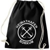 ShirtInStyle Turnbeutel, Heimathafen Borkum Sprüche Spruch, Urlaub See Hafen Strand