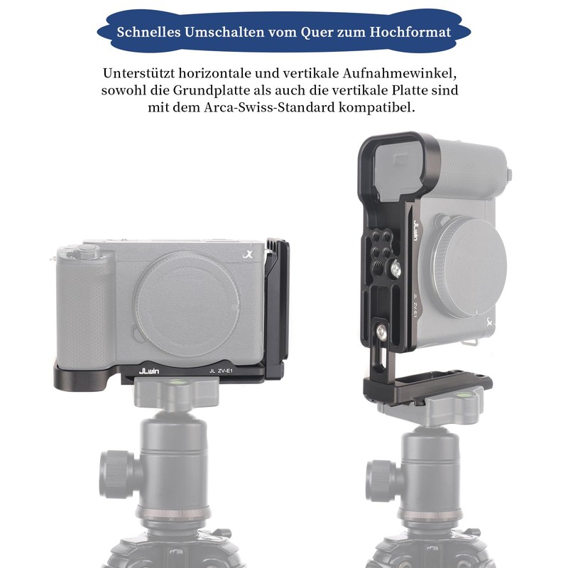 FOTGA Quick Release Plate L-Angle Vertical Quick Release Plate L-Bracket