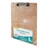 10 Tabla De Madera Agarra Papel Carta Broche Metalico