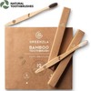 GREENZLA Bamboo Toothbrushes (12 Pack) | BPA Free Soft Bristles