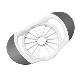 16-Slice Apple Slicer Corer Apple Corer Tool with stainless steel blade Used in fruit (White)