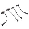 4Pcs LED Grille Lights DC12V Amber High Brightness Front Grille
