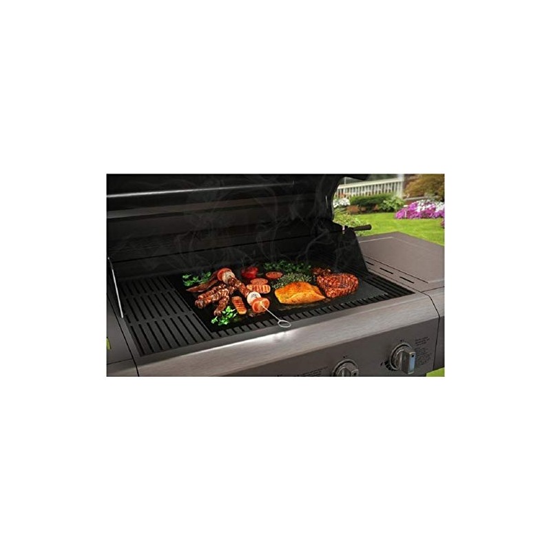 Vinsani 5PC Non-Stick BBQ Grill Mat(40 x 33 cm)–Universal Barbeque