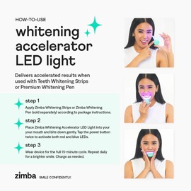 New Zimba Whitening On-The-go Kit | Cordless LED Accelerator Light and Whitening Pen