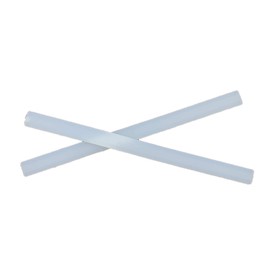 ExactFitt Replacement Ear Socks for Oakley Pitchman OX8050 OX8096 OX8105 OO9439 Tincup Glass Frames, Milky White - 1 Pair, 69mm