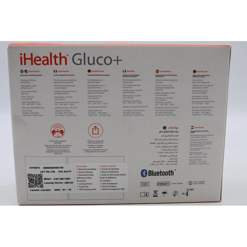 iHealth Smart Wireless BG5SKIT Gluco-Monitoring System