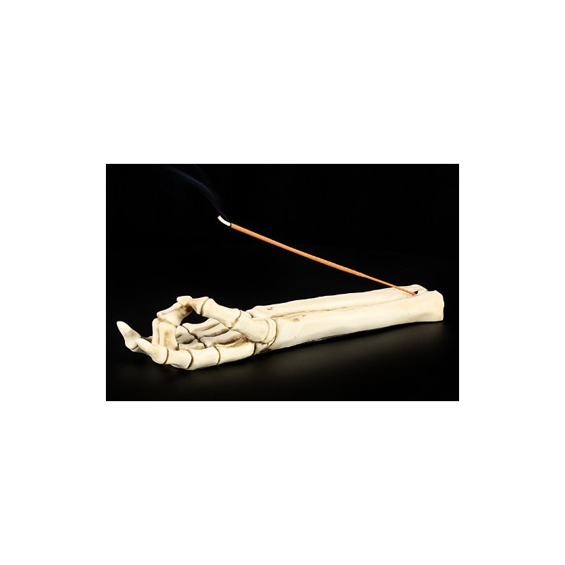 Figuren-Shop.de Skeletthand Incense Holder Devil Horn