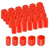 uxcell 100pcs Round Rubber End Caps 1/4" 3/8" 1/2" 5/8"