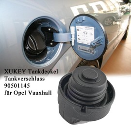 XUKEY Fuel Cap for Opel Zafira Astra, 90501145 Fuel Cap Fuel Cap for Vauxhall, Fuel Tank Cap Fuel Cap for Vauxhall Zafira Astra Meriva Corsa