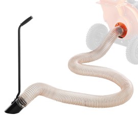 R&D Hardware 4.3In x 13.1ft Wood Chipper Shredder Mulcher Leaf Vacuum Kit - Heavy Duty & Vers - Accessories (for 212 cc only)