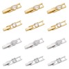 UNICRAFTALE Pack of 12 2 Colours 18 Carat Gold-Plated Folding