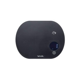 Taylor Pro Digital Kitchen Food Scales with Touchless Tare Function, Compact Professional Standard with Precision Accuracy, Black, Large Capacity Up To 5.5 kg