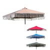 FORMOSA 9ft 6 Rib Market Bohemian Patio Umbrella Replacement Canopy