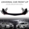 DREAMIZER Universal Front Bumper Lip Strut Rod Spoiler Wing Wide