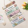 CHDITB God Says You Are Wooden Sign, Peony Flower Wooden