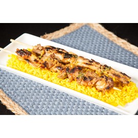 Marliss Yellow Rice Color in X-Large 16 Oz. Bottle. Vibrant, Amarillo will instantly Enhance your Ordinary White Rice. Gluten-free, Star K-Kosher. Yellow food Color