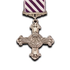 Trikoty Distinguished Flying Cross Medal Reproduction with Ribbon Full Size Royal Air Force RAF DFC award