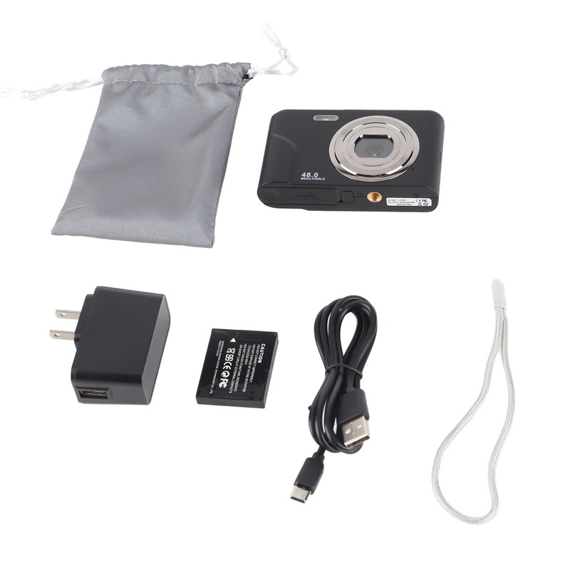 Digital Camera 48MP 16X Zoom 1080P HD 2.4 Inch IPS