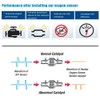 JESBEN Relación Aire-Combustible Sensor de Oxígeno Sensor AFR Sensor Upstream
