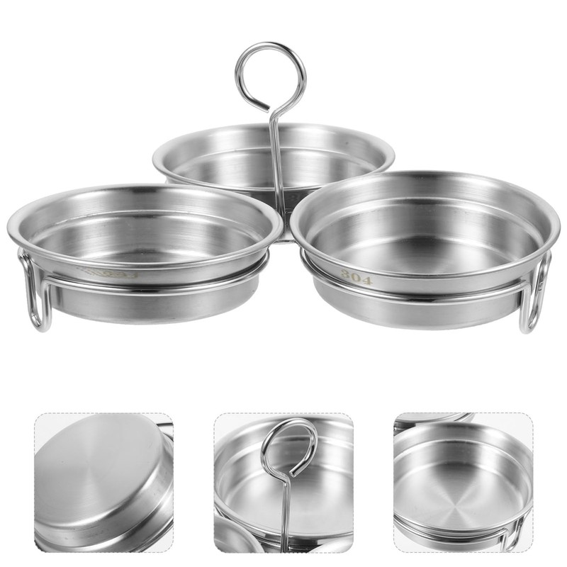 OKUMEYR Egg Mold and Poacher Set with Handle 2-Piece Stainless